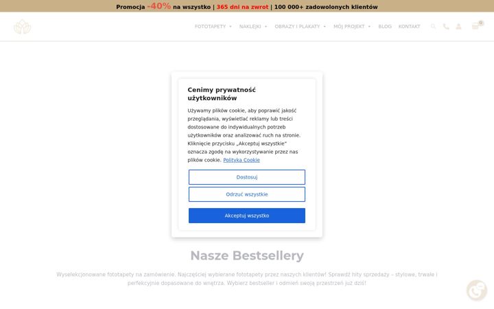 Kuvakaappaus sivustosta drukdekoracje.pl
