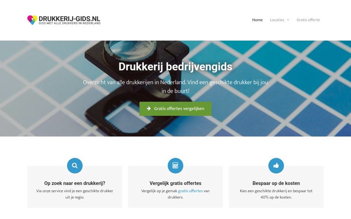 Screenshot di drukkerij-gids.nl