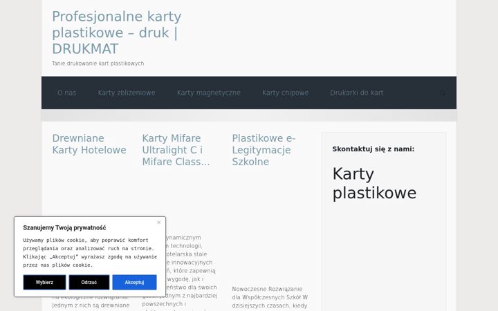 Kuvakaappaus sivustosta drukmat.com.pl
