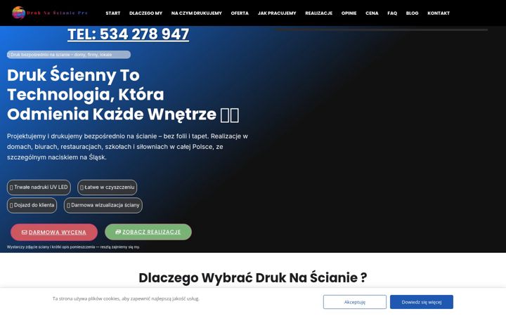 Kuvakaappaus sivustosta druknascianiepro.pl