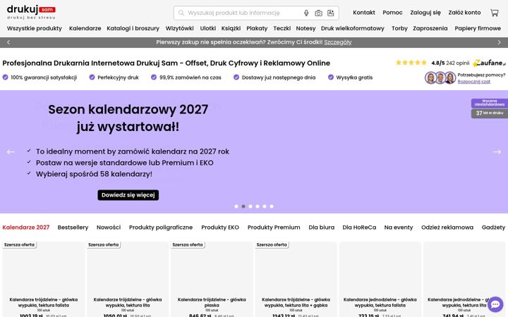 Posnetek zaslona drukujsam.pl