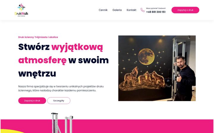 Posnetek zaslona drukwalls.pl