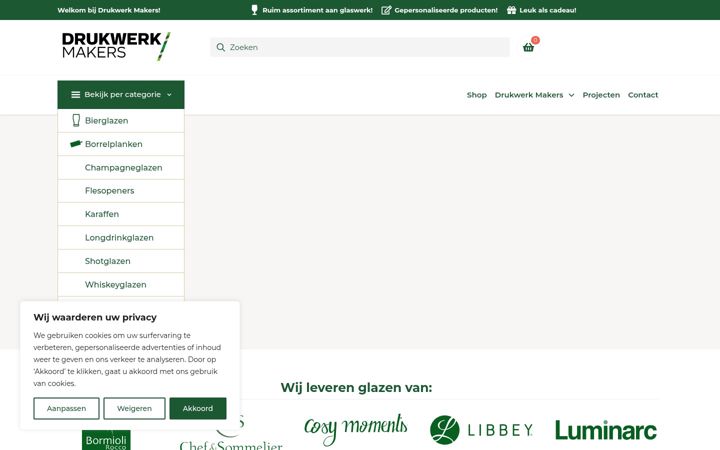 Screenshot di drukwerk-makers.nl