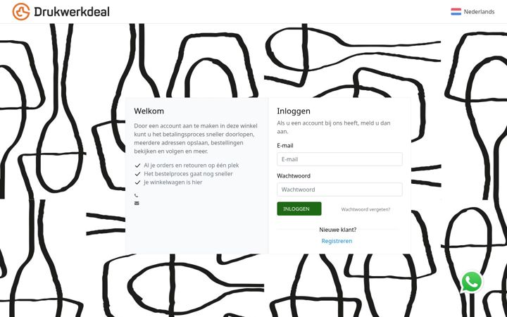 Screenshot di drukwerkdeal-thuiswerkplekken.nl