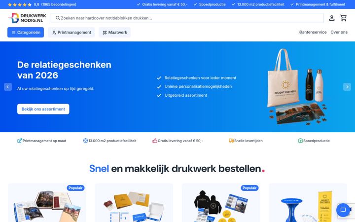 Screenshot di drukwerknodig.nl