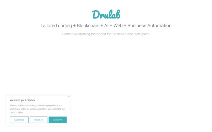 Captura de pantalla de drulab.net