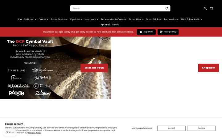 Screenshot of drumcenternh.com
