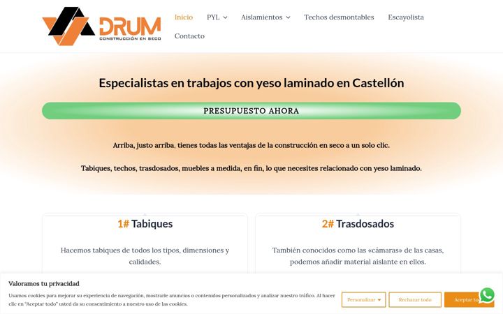 Zrzut ekranu drumconstruccionenseco.es