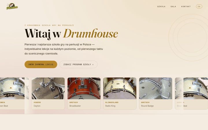Posnetek zaslona drumhouse.pl