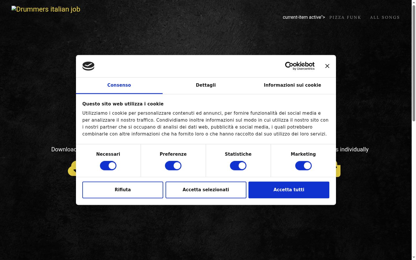 Zrzut ekranu banera zgody wyświetlanego przed jakąkolwiek interakcją