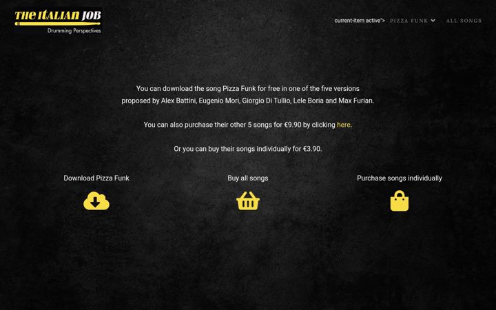 Screenshot of drummersitalianjob.com