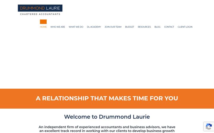 Screenshot van drummondlaurie.co.uk