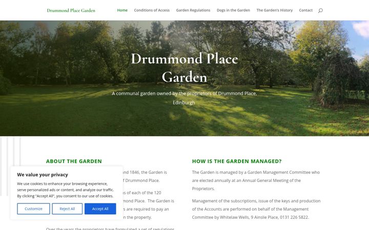 Captura de pantalla de drummondplacegarden.info