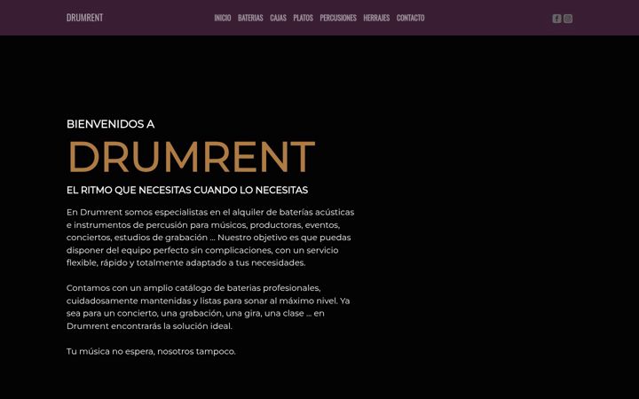 Zrzut ekranu drumrent.es