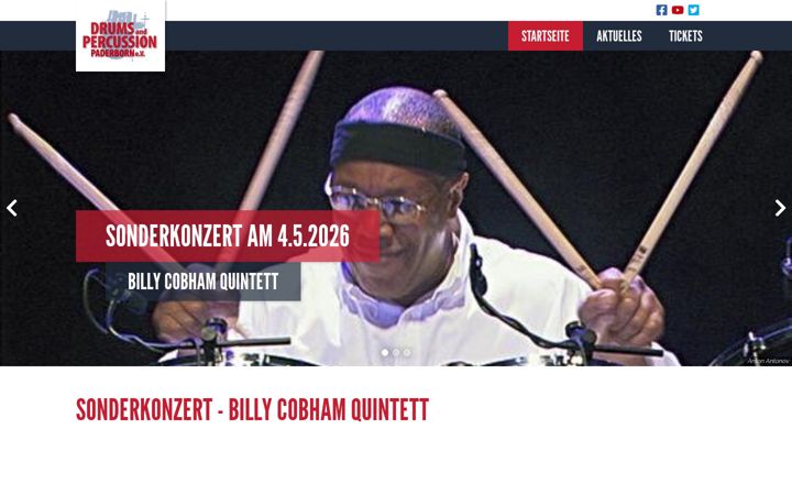 Screenshot of drums-and-percussion.de