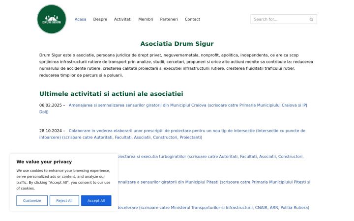 Screenshot of drumsigur.ro