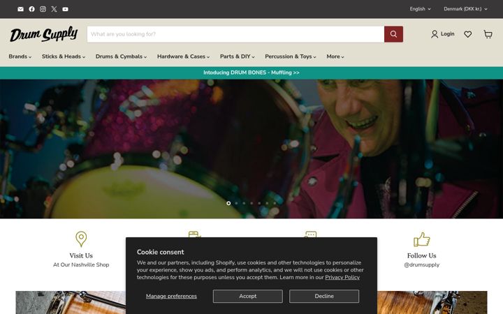 Screenshot of drumsupply.com