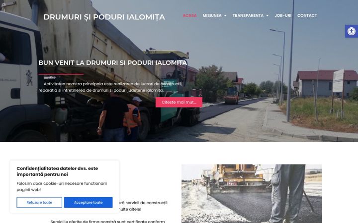 Screenshot of drumurisipoduriialomita.ro