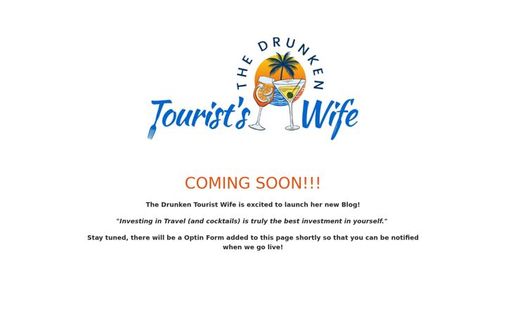 Screenshot of drunkentouristswife.com