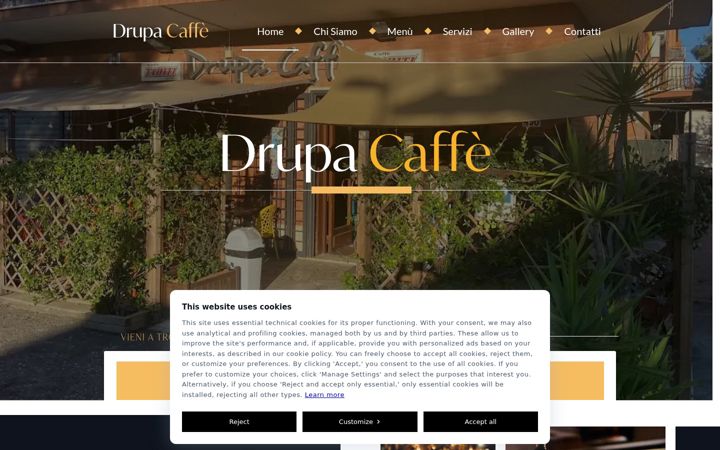 Screenshot di drupacafferoma.it