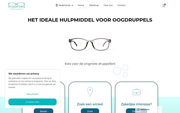 Screenshot di druppelzorg.nl