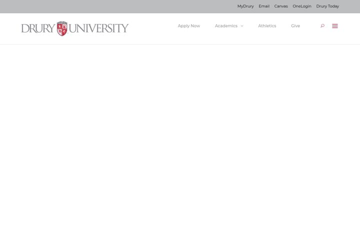 Screenshot of drury.edu