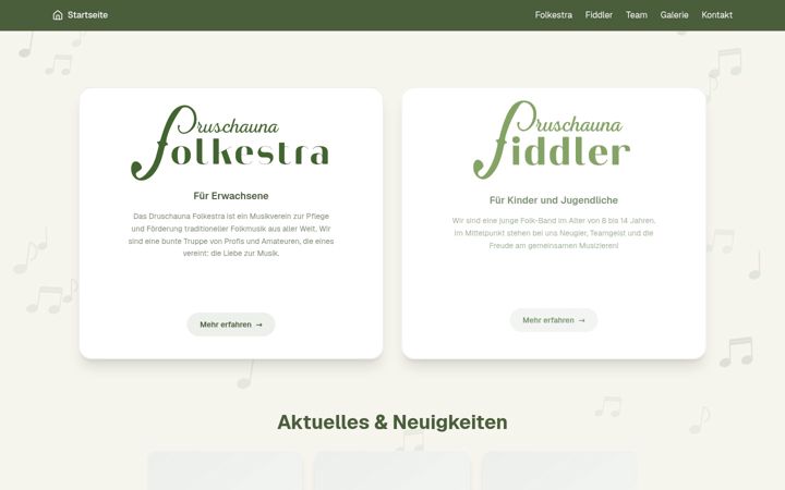 Screenshot von druschauna-folkestra.at