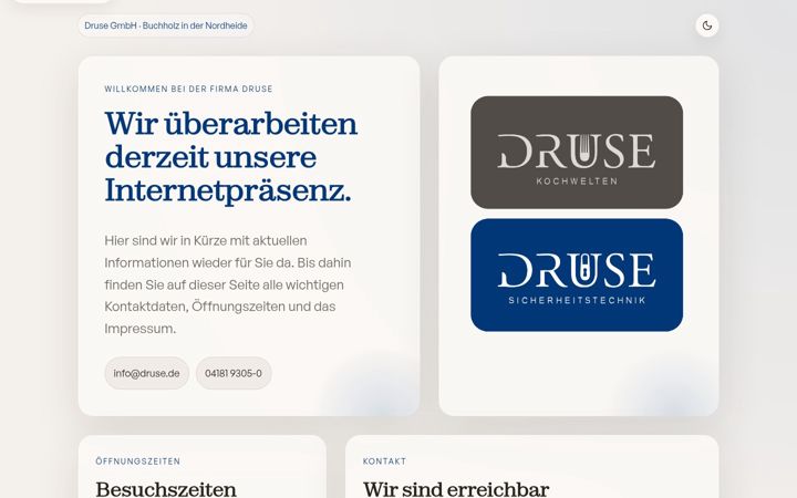 Screenshot of druse.de