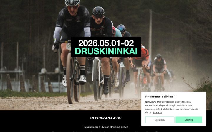 Screenshot of druskagravel.com