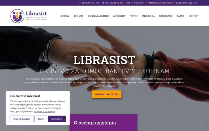 Snímek obrazovky drustvo-librasist.si
