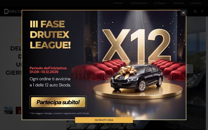 Screenshot di drutex.it