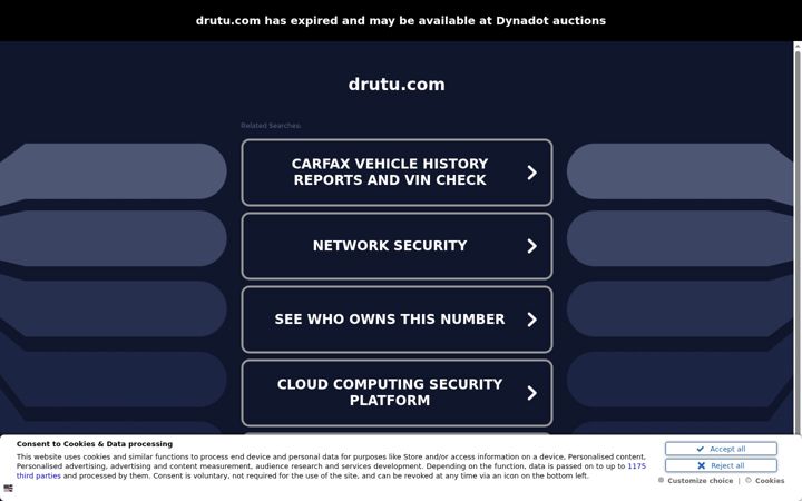 Screenshot of drutu.com