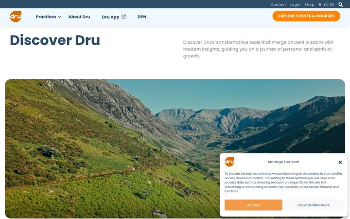 Screenshot of druyoga.com