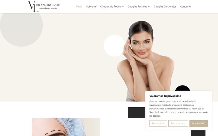 Screenshot of drvalerolanau.com