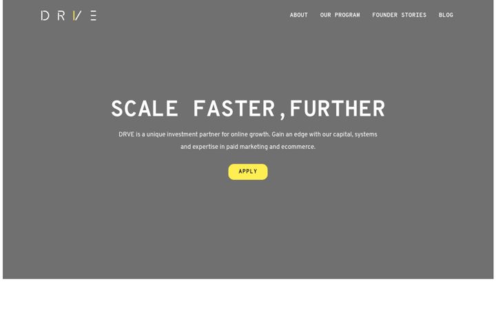 Screenshot of drve.com