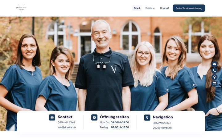 Screenshot of drvellai.de