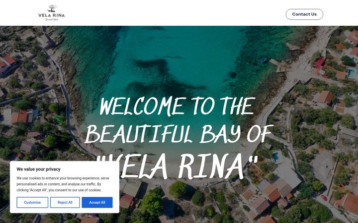 Screenshot of drvenikmali-velarina.com