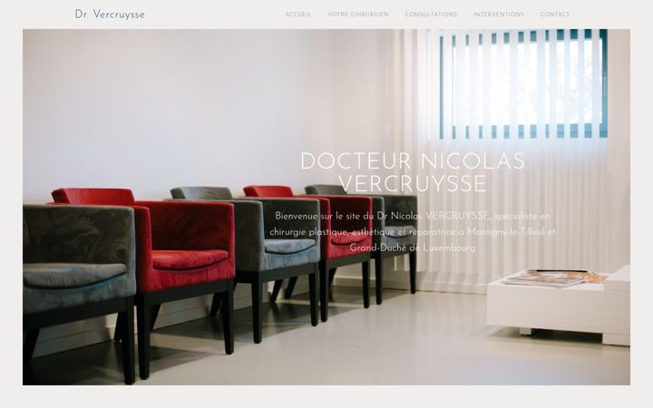 Screenshot of drvercruysse.com