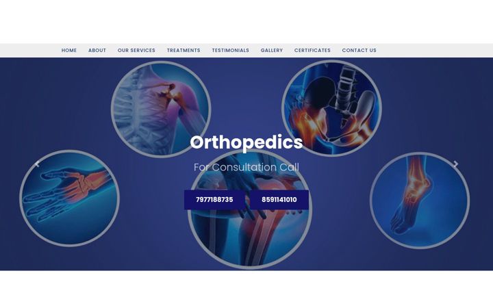 Screenshot of drvijaykarande.com