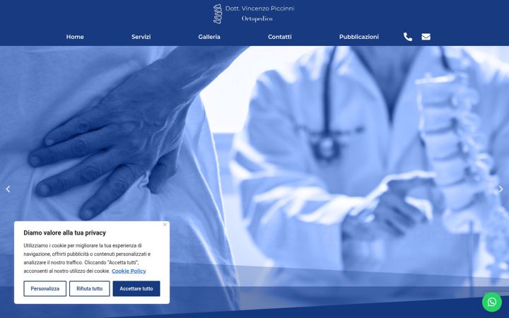 Screenshot di drvincenzopiccinni.it