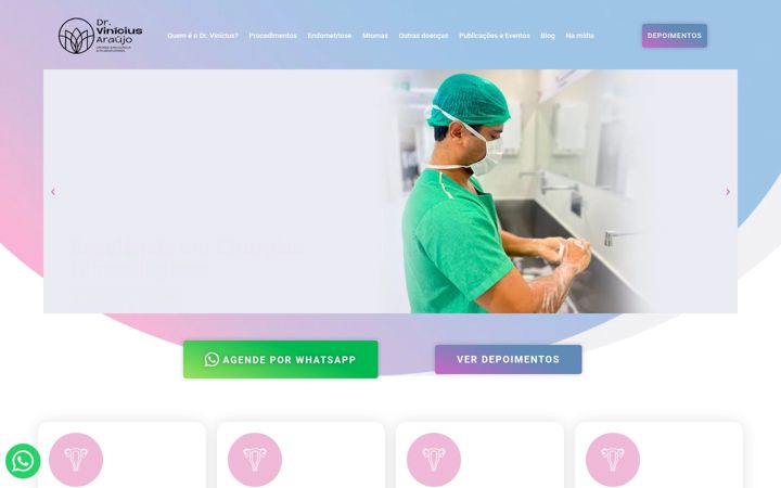 Screenshot of drviniciusaraujo.com