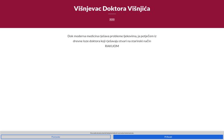 Screenshot of drvisnjic.com
