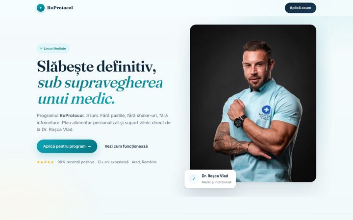 Screenshot of drvladrosca.ro