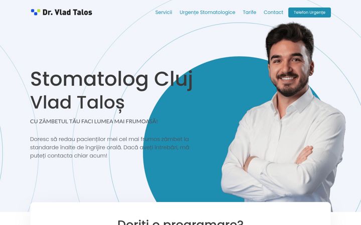 Screenshot of drvladtalos.ro
