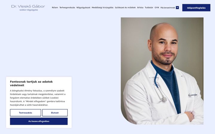 Screenshot di drvlesko.hu