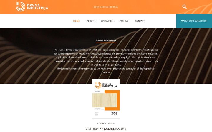 Screenshot of drvnaindustrija.com