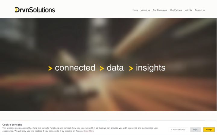 Screenshot of drvnsolutions.com