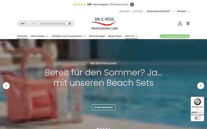 Screenshot of drvoss.de