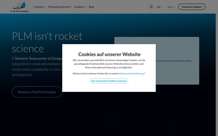 Screenshot of drwe.de