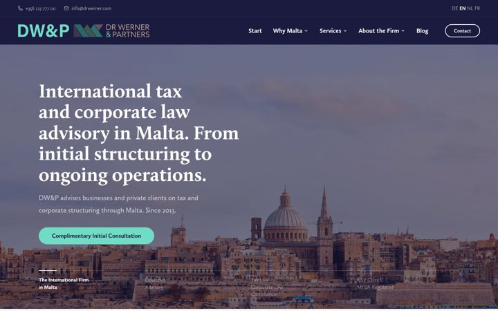 Screenshot of drwerner.com